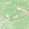 Descente roulante du Ventoux coté SUD GPS track, route, trail