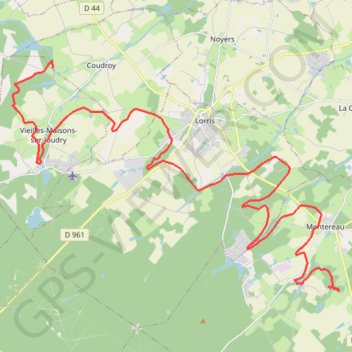 Rigole de Courpalet GPS track, route, trail