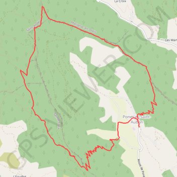 Le Cirque de Ponet GPS track, route, trail