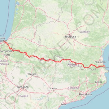 Tracks_HRP Atlantique-Mediterranee GPS track, route, trail