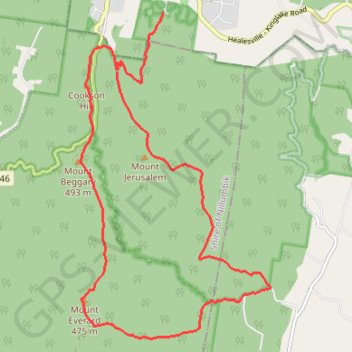 Mount Everard Circuit GPS track, route, trail