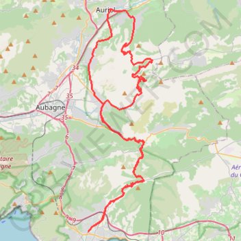 Col de l'Espigoulier GPS track, route, trail