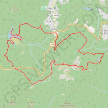 Mont Vinaigre et lac de l'Avellan GPS track, route, trail