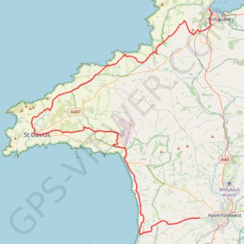 01: Fishguard – Haverfordwest (DEVELOPED_WITH_SIGNS) GPS track, route, trail