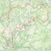 Tour du Causse Sauveterre (Lozère-Aveyron) GPS track, route, trail