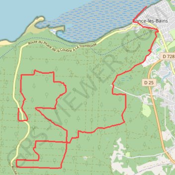 La Tremblade Course à pied GPS track, route, trail