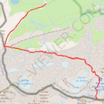 Brèche de Roland GPS track, route, trail