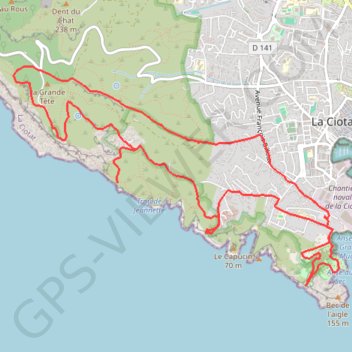 La Ciotat GPS track, route, trail