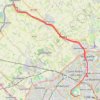 Le long de la Deûle, de Lille à la Lys GPS track, route, trail