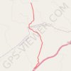 Gravel Route: W Sugar Creek Rd to Caney Hollow Rd GPS track, route, trail