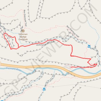 Hickman Bridge GPS track, route, trail