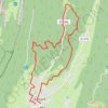Randonnée au plateau de Gèves vers Autrans (Vercors) GPS track, route, trail
