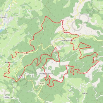 Ronno 20-11-22 GPS track, route, trail