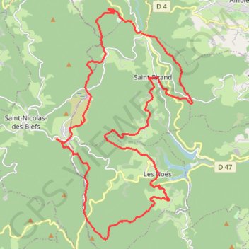 Saint-Nicolas-des-Biefs GPS track, route, trail